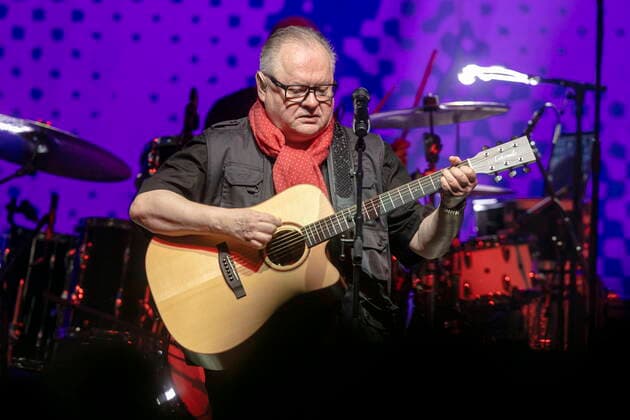 Der deutsche Rockpoet, Rocksänger, Schriftsteller, Liedermacher und Musicaltexter Heinz Rudolf Kunze (vollständiger Name: Heinz Rudolf Erich Arthur Kunze (geb. 30. November 1956) während eines Auftrittes im Rahmen seiner Der Wahrheit die Ehre Tour im Alten Schlachthof Dresden.