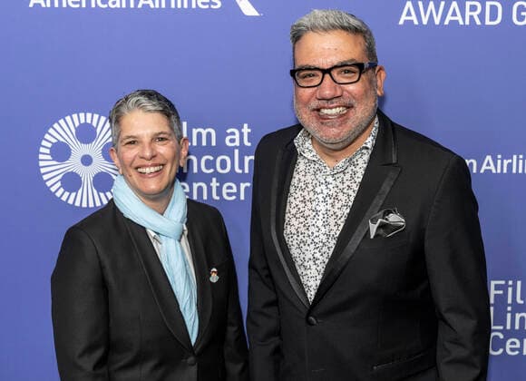 NY: 47th Chaplin Award Gala Lesli Klainberg and Eugene Hernandez attend 47th Chaplin Award Gala at Alice Tully Hall New York New York United States Copyright: LevxRadin