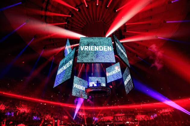 2022-04-26 20:16:07 ROTTERDAM - XXX during the first show of De Vrienden van Amstel LIVE 2022. ANP KIPPA LEVIN DEN BOER netherlands out - belgium out