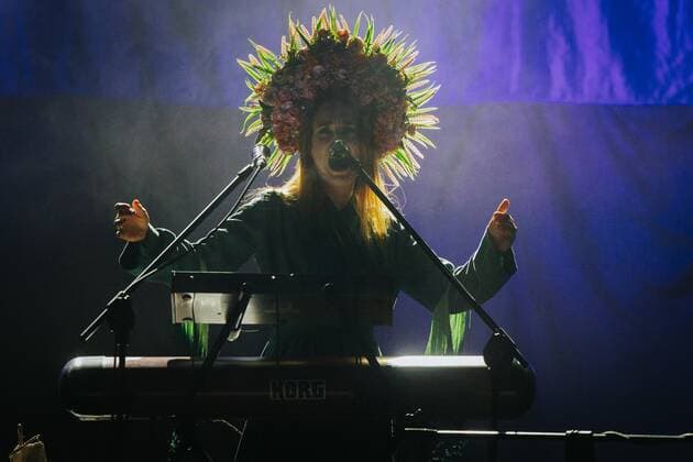 April 27, 2022, Wroclaw, Wroclaw, Poland: We ll beat them with music is the slogan of the FreeUkraine tour, in which two Ukrainian-Polish bands Troye Zillia and Dagadana take part. The concerts took place on April 26, 2022 in Wroclaw club A2 in the photo: Dagadana Wroclaw Poland - ZUMAz123 20220427_zip_z123_010 Copyright: xKrzysztofxZatyckix