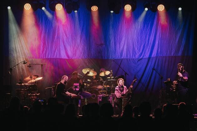 April 27, 2022, Wroclaw, Wroclaw, Poland: We ll beat them with music is the slogan of the FreeUkraine tour, in which two Ukrainian-Polish bands Troye Zillia and Dagadana take part. The concerts took place on April 26, 2022 in Wroclaw club A2 in the photo: Troye Zillia Wroclaw Poland - ZUMAz123 20220427_zip_z123_021 Copyright: xKrzysztofxZatyckix