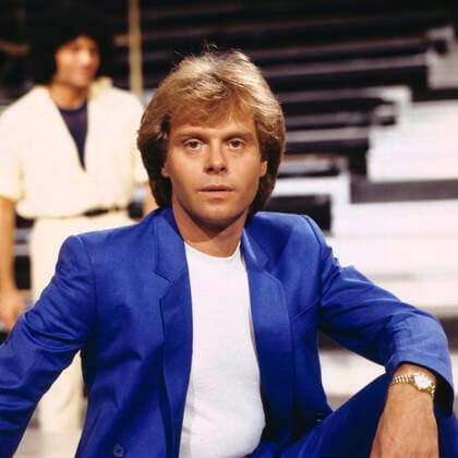 TONY HOLIDAY Tony Holiday, deutscher Schlagersänger und Texter, Deutschland, 1981. Tony Holiday, German pop singer and Lyricist, Germany, 1981., Deutschland Copyright: kpa UnitedArchives55023747 EDITORIAL USE ONLY