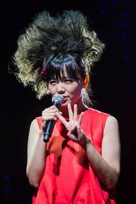 Japanese jazz pianist Hiromi Uehara performed together with a string quartet at the Bobycentrum in Brno, Czech Republic, on April 28, 2022. (CTKxPhoto PatrikxUhlir) CTKPhotoP2022042808882  put 04