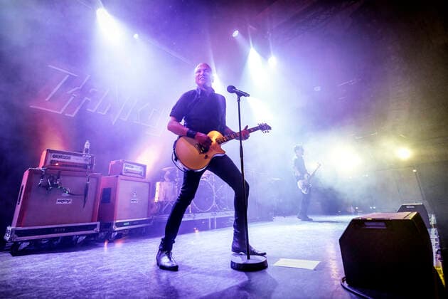 Danko Jones live in Oslo, Norway Oslo, Norway. 28th, April 2022. The Canadian rock band Danko Jones performs a live concert at Rockefeller in Oslo. Here vocalist and guitarist Danko Jones is seen live on stage. Oslo Norway Rockefeller  Copyright: xGonzalesxPhoto TerjexDokkenx