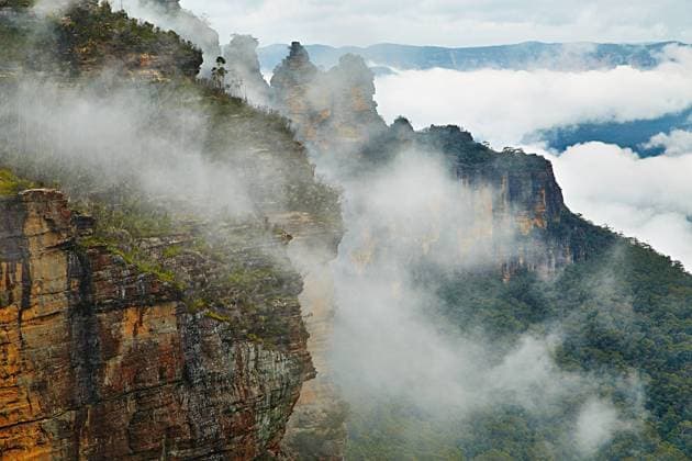 Mist rising in the Blue Mountains , 14525038.jpg, mountain, mountains, cliff, fog, mist, foggy, misty, cloud, cloudy, wet, rainy, overcast, rise, haze, water, rain, blue, katoomba, blue mountains, sydney, australia, nature, landscape, natural, scenic, scenery, rock, rocky, edge, high, environment, weather, moisture, air, travel, rainforest, steep, wood, forest, vapor, mystery, mysterious, trees, spooky, lush, foliage, dense, outdoor, recreation, morning,