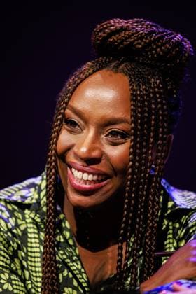 April 29, 2022, Ljubljana, Slovenia: Writer Chimamanda Ngozi Adichie seen at the Fabula literature of the world festival in Ljubljana. The award-winning Nigerian author spoke about her book Notes on Grief. Ljubljana Slovenia - ZUMAs197 20220429_zaa_s197_262 Copyright: xLukaxDakskoblerx