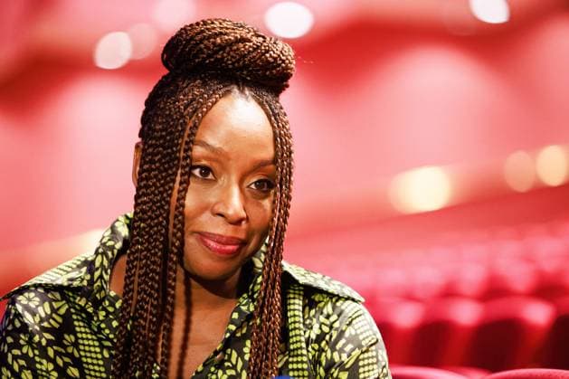 April 29, 2022, Ljubljana, Slovenia: Writer Chimamanda Ngozi Adichie seen at the Fabula literature of the world festival in Ljubljana. The award-winning Nigerian author spoke about her book Notes on Grief. Ljubljana Slovenia - ZUMAs197 20220429_zaa_s197_264 Copyright: xLukaxDakskoblerx