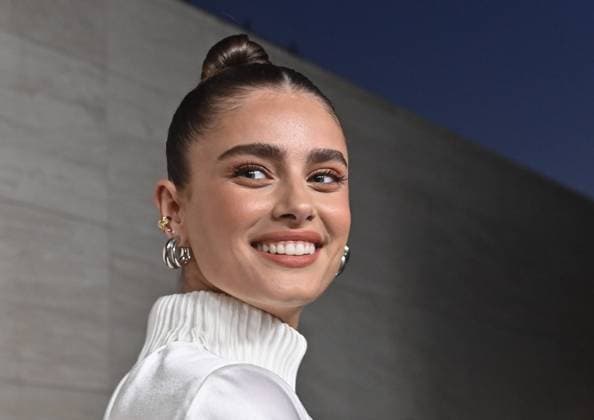 Taylor Hill attends the launch of Cote des Roses New Campaign, photographed by David LaChapelle and starring Hill at Milk Studios in Los Angeles on Friday, April 29, 2022.  LAP2022042818 JIMxRUYMEN