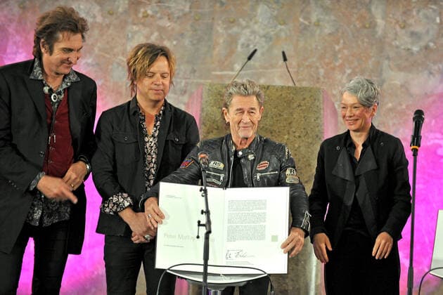 Frankfurter Musikpreis. Sänger Peter Maffay anläßlich der Verleihung des Frankfurter Musikpreises am 29.04.2022 in der Paulskirche, Frankfurt am Main. 20220429MWI11768