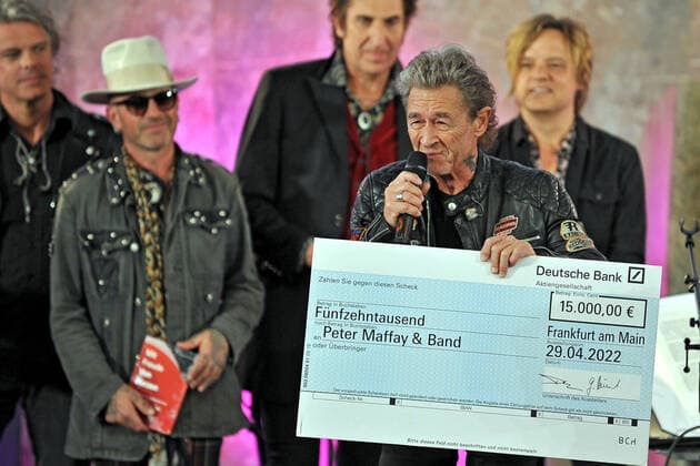 Frankfurter Musikpreis. Sänger Peter Maffay anläßlich der Verleihung des Frankfurter Musikpreises am 29.04.2022 in der Paulskirche, Frankfurt am Main. 20220429MWI11830