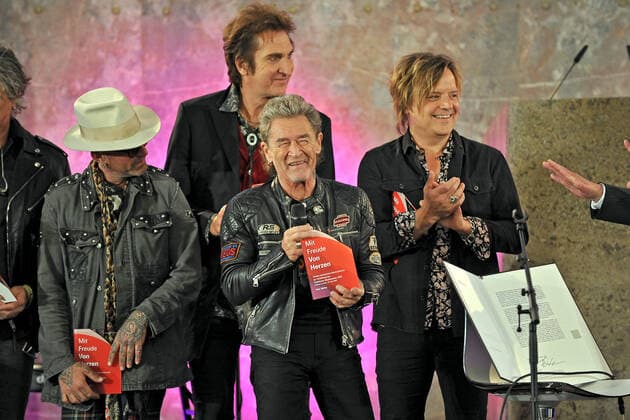 Frankfurter Musikpreis. Sänger Peter Maffay anläßlich der Verleihung des Frankfurter Musikpreises am 29.04.2022 in der Paulskirche, Frankfurt am Main. 20220429MWI11845