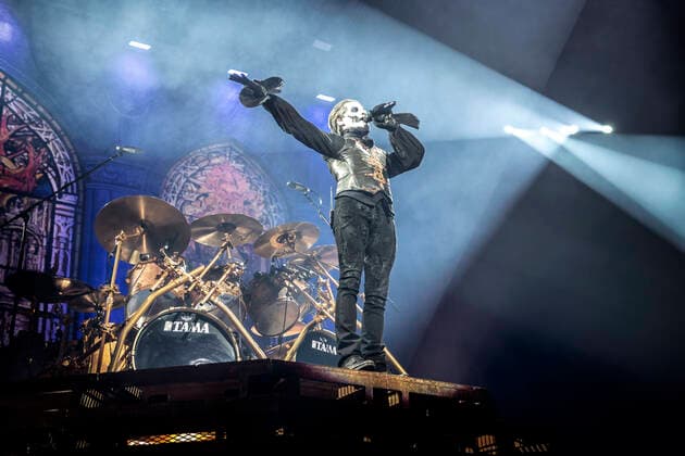 Ghost live in Oslo, Norway Oslo, Norway. 30th, April 2022. The Swedish rock band Ghost performs a live concert at Oslo Spektrum in Oslo. Here vocalist Papa Emeritus IV is seen live on stage. Oslo Norway Oslo Spektrum  Copyright: xGonzalesxPhoto TerjexDokkenx