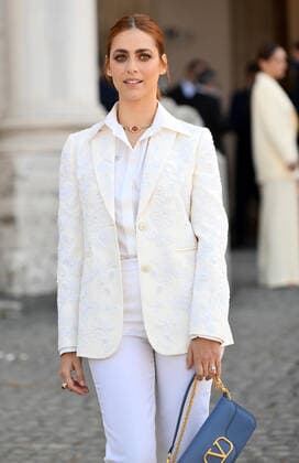 May 2, 2022, Rome, Italy: Italian actress Miriam Leone arrives to the presentation of the David di Donatello Award 2022 at the Quirinale Palace in Rome, Italy, 02 May 2022. The David di Donatello award is a film prize presented annually to honor the best of Italian and foreign motion picture productions.ANSA ETTORE FERRARI Rome Italy  - ZUMAa110 20220502_zaf_a110_010 Copyright: xEttorexFerrarix
