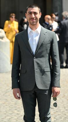 May 2, 2022, ROME: Italian actor Eduardo Scarpetta leaves after the presentation of the David di Donatello Award 2022 at the Quirinale Palace in Rome, Italy, 02 May 2022. The David di Donatello award is a film prize presented annually to honor the best of Italian and foreign motion picture productions.ANSA ETTORE FERRARI ROME - ZUMAa110 20220502_zaf_a110_045 Copyright: xEttorexFerrarix