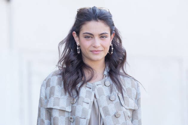 Italy: Nominees for David di Donatello 2022 Awards in Rome Italian actress Aurora Giovinazzo in front of entrance to Quirinal Palace in Rome for presentation ceremony of nominations for David di Donatello 2022 awards Rome Italy Copyright: MatteoxNardone