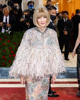 Entertainment Bilder des Tages Anna Wintour arrives on the red carpet for The Met Gala at The Metropolitan Museum of Art celebrating the Costume Institute opening of In America: An Anthology of Fashion in New York City on Monday, May 2, 2022.  NYP20220502530 JOHNxANGELILLO