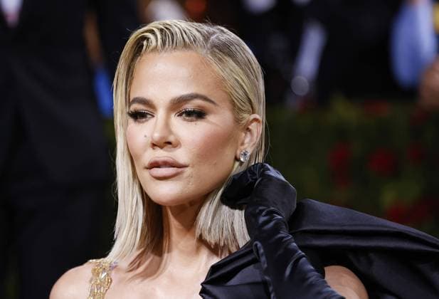 Khloe Kardashian arrives on the red carpet for The Met Gala at The Metropolitan Museum of Art celebrating the Costume Institute opening of In America: An Anthology of Fashion in New York City on Monday, May 2, 2022.  NYP20220502246 JOHNxANGELILLO