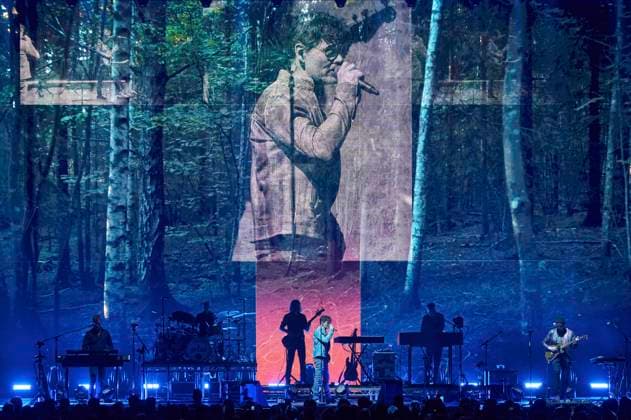 Entertainment Bilder des Tages Magne Furuholmen, Morten Harket und Pal Waaktaar-Savoy von a-ha live beim Auftakt der Deutschlandtournee der Hunting High and Low -Tour in der ZAG Arena. Hannover, 02.05.2022