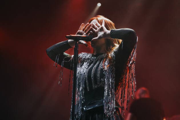 May 3, 2022, Wroclaw, Wroclaw, Poland: The Dutch group Epica was the star of the second day of Wroclawska 3-Maj wka. in Pic: Simone Simons Wroclaw Poland - ZUMAz123 20220503_zip_z123_026 Copyright: xKrzysztofxZatyckix