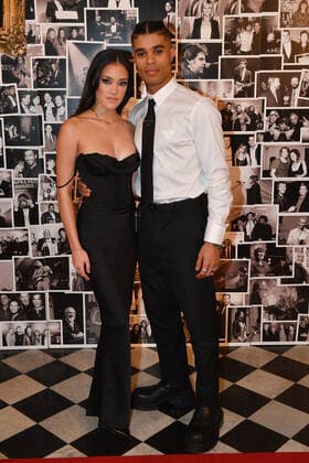 2022 APRA MUSIC AWARDS, Jerome Farah (right) and guest poses for a photograph during the 2022 APRA Music Awards at Melbourne Town Hall in Melbourne, Tuesday, May 3, 2022. ( NO ARCHIVING, EDITORIAL USE ONLY, NO USE IN BOOKS WITHOUT CONSENT MELBOURNE VIC AUSTRALIA  Copyright: xJAMESxROSSx 20220503001654529172