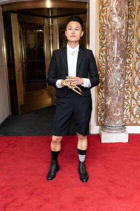 NY: Met Gala 2022 departures from The Pierre hotel Melissa King wearing dress by Dior departs The Pierre Hotel for the 2022 Met Gala on a theme In America: An Anthology of Fashion with dress code calls for gilded glamour New York New York United States Copyright: LevxRadin