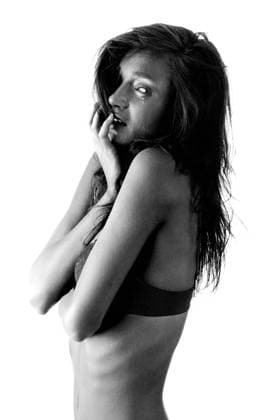 IMAGO Creative: Gesundheit, Magersucht, Bulimie Emotional portrait of abused, crying, beautiful, young ,caucasian woman in underwear - violence concept, model released, , 1977827.jpg, abuse, adult, afraid, background, beat, beautiful, beauty, caucasian, close, closeup, bw, cry, cute, depression, emotion, expression, eye, eyes, face, fear, feelings, female, fight, girl, grief, hair, hand, human, makeup, model, naked, pain, people, person, portrait, sad, sadness, scared, sensuality, sexy, skin, sorrow, stress, tear, tears, unhappy, violence, white, woman, young,