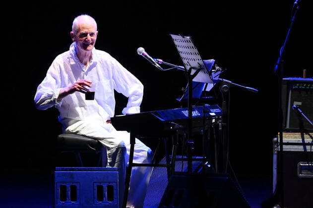 May 3, 2022, Roma, Italy: Peter Hammill during the concert of the Van Der Graaf Generator, at Auditorium Parco della Musica, 3th May, Rome, Italy. Roma Italy Copyright: xDomenicoxCippitellix