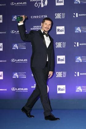 Foto IPP Pizzi Paolo Roma 03-05-2022 cerimonia di consegna del 67 David Di Donatello premio del cinema italiano In foto: Gabriele Mainetti premio miglior produzione Italy Photo Press - World Copyright