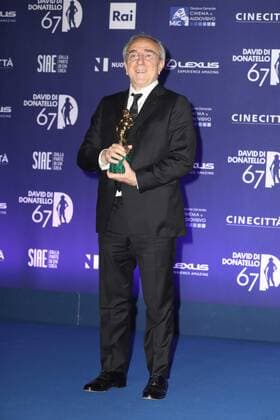 Foto IPP Pizzi Paolo Roma 03-05-2022 cerimonia di consegna del 67 David Di Donatello premio del cinema italiano In foto: Silvio Orlando, miglior attore protagonista Italy Photo Press - World Copyright
