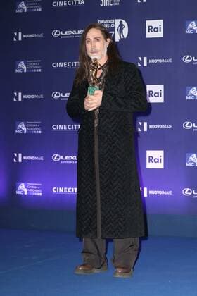 Foto IPP Pizzi Paolo Roma 03-05-2022 cerimonia di consegna del 67 David Di Donatello premio del cinema italiano In foto: Manuel Agnelli, premiato per la miglior canzone originale Italy Photo Press - World Copyright