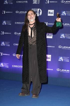 Foto IPP Pizzi Paolo Roma 03-05-2022 cerimonia di consegna del 67 David Di Donatello premio del cinema italiano In foto: Manuel Agnelli, premiato per la miglior canzone originale Italy Photo Press - World Copyright