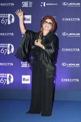 Foto IPP Pizzi Paolo Roma 03-05-2022 cerimonia di consegna del 67 David Di Donatello premio del cinema italiano In foto: Giovanna Ralli, premiata con il David alla carriera Italy Photo Press - World Copyright