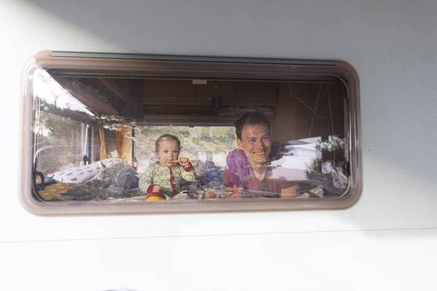IMAGO Creative: Herbst, Touren mit dem Camper Thema: Camping, Wohnwagen Seget Vranjica Kroatien *** Theme camping, caravan Seget Vranjica Croatia Copyright: xUtexGrabowsky photothek.dex