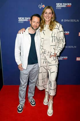 David Wehle und Andrea Gerhard beim Bunte New Faces Award Music 2022 im The Reed. Berlin, 05.05.2022