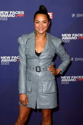 Taneshia Abt beim Bunte New Faces Award Music 2022 im The Reed. Berlin, 05.05.2022