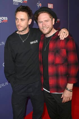 Clueso und Johannes Oerding beim Bunte New Faces Award Music 2022 im The Reed. Berlin, 05.05.2022