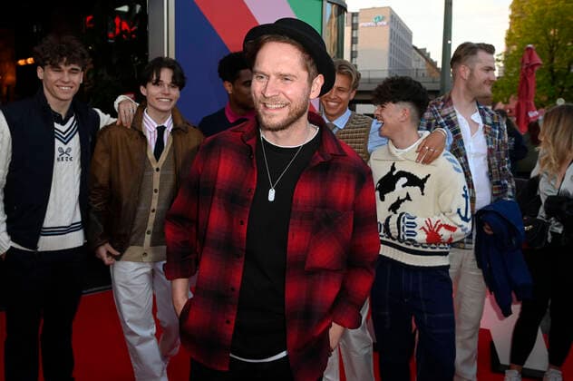 Johannes Oerding beim Bunte New Faces Award Music 2022 im The Reed. Berlin, 05.05.2022