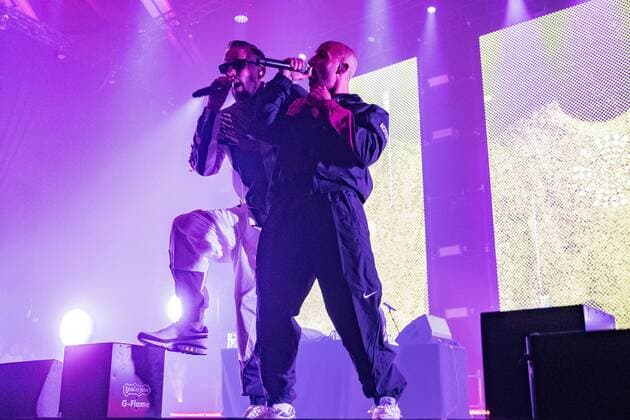 2022-05-06 20:21:00 AMSTERDAM - The Opposites during a performance in the Gashouder. It is the first time since their split in 2014 that they give their own concert. ANP KIPPA PAUL BERGEN netherlands out - belgium out