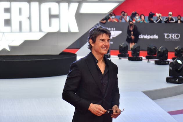 Top Gun: Maverick Film Premiere MEXICO CITY, MEXICO - MAY 6, 2022: American actor Tom Cruise poses for photos during the red carpet of Top Gun: Maverick film premiere at Cinepolis Toreo Parque Central. On May 6, 2022 in Mexico City, Mexico. (Photo by Carlos Tischler Eyepix Group). Copyright: xCarlosxTischlerx xEyepixxGroupx EYEPIX_CT_06052022_64259
