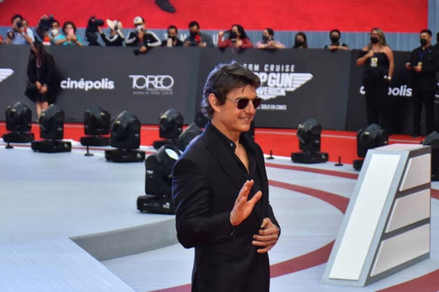 Top Gun: Maverick Film Premiere MEXICO CITY, MEXICO - MAY 6, 2022: American actor Tom Cruise poses for photos during the red carpet of Top Gun: Maverick film premiere at Cinepolis Toreo Parque Central. On May 6, 2022 in Mexico City, Mexico. (Photo by Carlos Tischler Eyepix Group). Copyright: xCarlosxTischlerx xEyepixxGroupx EYEPIX_CT_06052022_64261