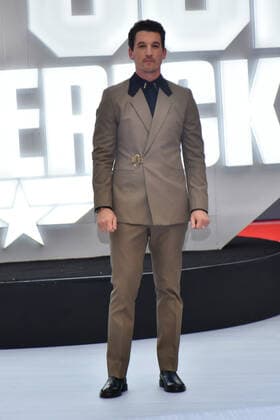 Top Gun: Maverick Film Premiere MEXICO CITY, MEXICO - MAY 6, 2022: American actor Miles Teller poses for photos during the red carpet of Top Gun: Maverick film premiere at Cinepolis Toreo Parque Central. On May 6, 2022 in Mexico City, Mexico. (Photo by Carlos Tischler Eyepix Group). Copyright: xCarlosxTischlerx xEyepixxGroupx EYEPIX_CT_06052022_64264