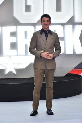 Top Gun: Maverick Film Premiere MEXICO CITY, MEXICO - MAY 6, 2022: American actor Miles Teller poses for photos during the red carpet of Top Gun: Maverick film premiere at Cinepolis Toreo Parque Central. On May 6, 2022 in Mexico City, Mexico. (Photo by Carlos Tischler Eyepix Group). Copyright: xCarlosxTischlerx xEyepixxGroupx EYEPIX_CT_06052022_64266
