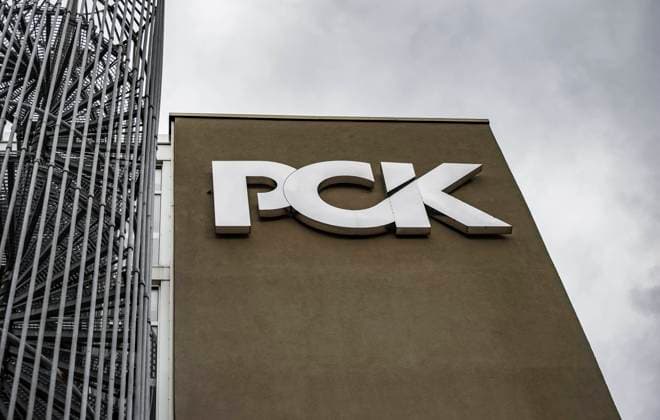 04 . 05 . 2022 , Brandenburg Schwedt : PCK Raffinerie GmbH in Schwedt , Uckermark . PCK Schwedt . Erdölverarbeitungswerk . *** 04 05 2022 , Brandenburg Schwedt PCK Raffinerie GmbH in Schwedt , Uckermark PCK Schwedt petroleum processing plant
