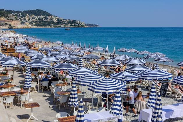 Nizza, Strandcafe Nice, Beach Cafe *** Nice, Beach Cafe Nice, Beach Cafe