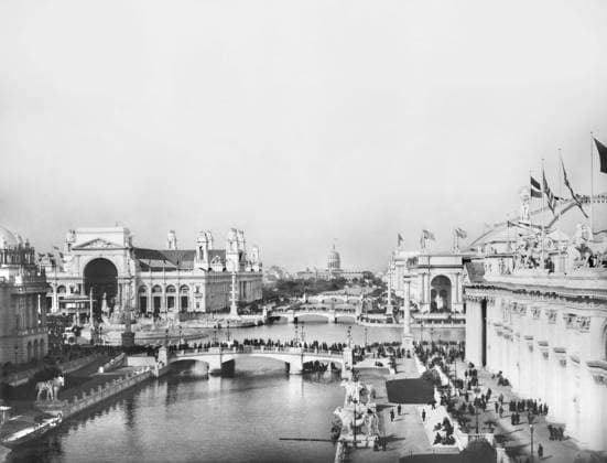 Exposition grounds, World s Columbian Exposition, Chicago, Illinois, USA, Frances Benjamin Johnston, 1893  Copyright: xCircaxImagesx ghi-circa10918