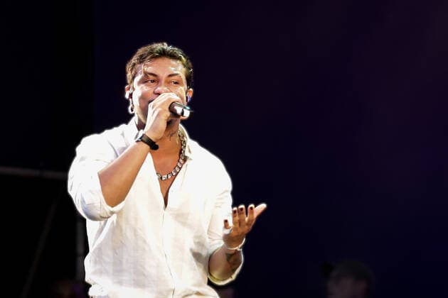 RIO DE JANEIRO, RJ - 08.05.2022: TIM MUSIC FESTIVAL RJ - XAMÃ performs during the TIM Music Rio Festival, a music festival that brings together great names of national music, for free, at Copacabana Beach, in Rio de Janeiro, RJ. x2203414x  AndréxHorta