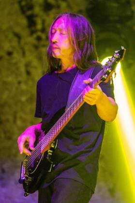 Dream Theater Konzert in Mantua John Myung - bass during Dream Theater - Top of the World Tour, Music Concert in Padova, Italy, May 08 2022