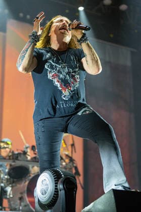 Dream Theater Konzert in Mantua James LaBrie - vocals during Dream Theater - Top of the World Tour, Music Concert in Padova, Italy, May 08 2022