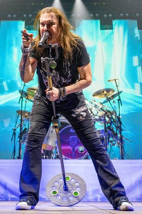Dream Theater Konzert in Mantua James LaBrie - vocals during Dream Theater - Top of the World Tour, Music Concert in Padova, Italy, May 08 2022