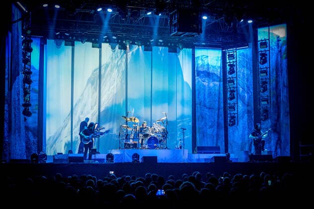 Dream Theater Konzert in Mantua Dream Theater stage during Dream Theater - Top of the World Tour, Music Concert in Padova, Italy, May 08 2022